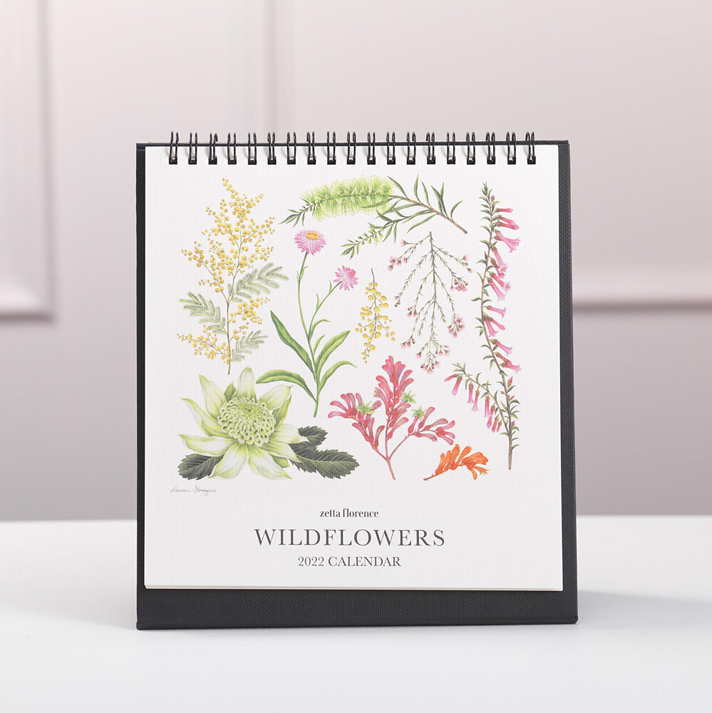 Wild Flower Desk Calendar 