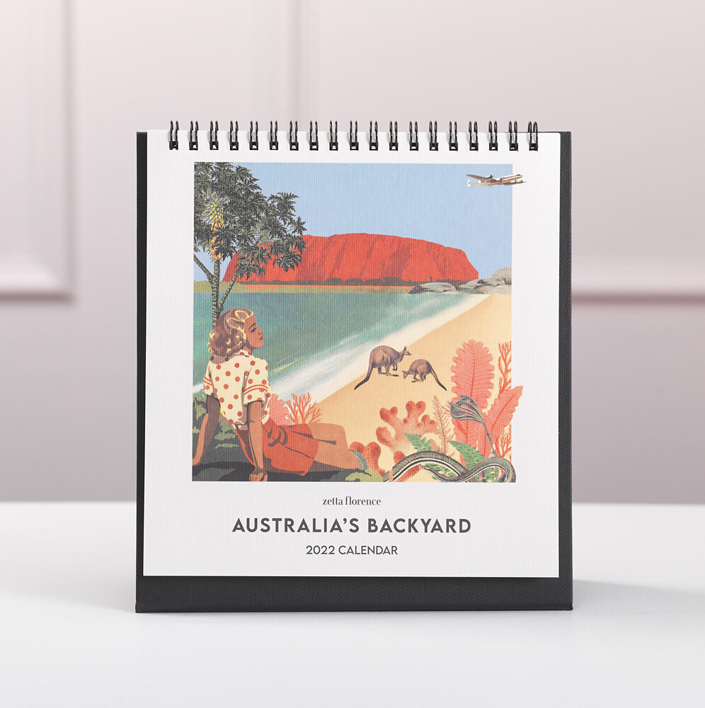 Australia's Backyard Desk Calendar