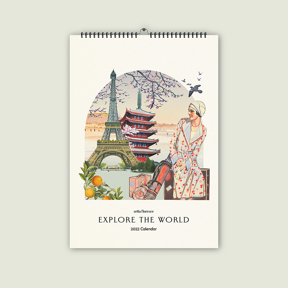 Explore The World Wall Calendar